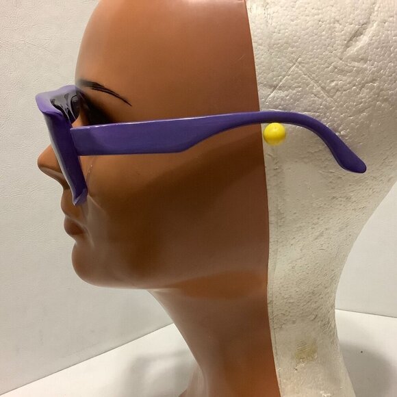 Vintage Anne Klein II For Riviera Purple Sunglasses Made Hong Kong